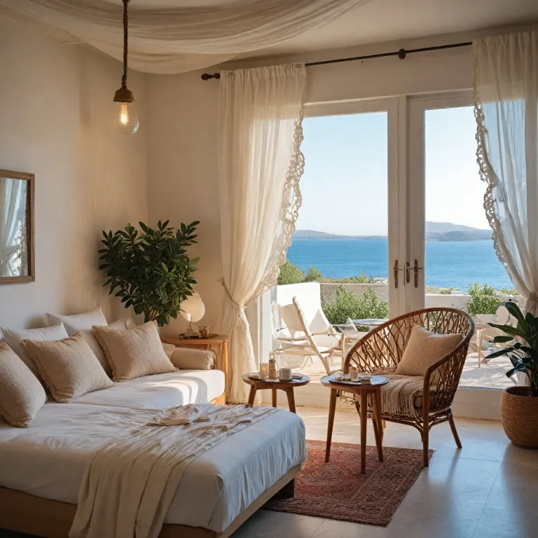 Experience romance and elegance: book a bohemian honeymoon suite in Paros for your luxury escape